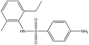 4-amino-N-(2-ethyl-6-methylphenyl)benzene-1-sulfonamide Structure