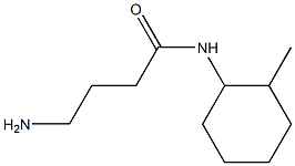 4-amino-N-(2-methylcyclohexyl)butanamide Structure