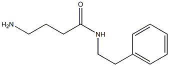 4-amino-N-(2-phenylethyl)butanamide Structure
