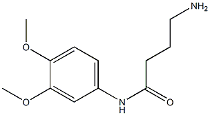4-amino-N-(3,4-dimethoxyphenyl)butanamide|