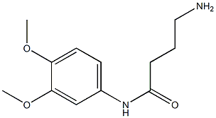  4-amino-N-(3,4-dimethoxyphenyl)butanamide