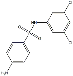 4-amino-N-(3,5-dichlorophenyl)benzene-1-sulfonamide,,结构式