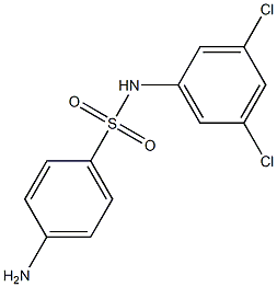 4-amino-N-(3,5-dichlorophenyl)benzene-1-sulfonamide Structure