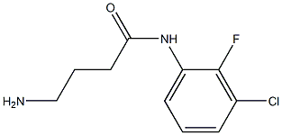 4-amino-N-(3-chloro-2-fluorophenyl)butanamide