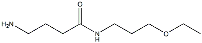 4-amino-N-(3-ethoxypropyl)butanamide|