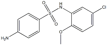  4-amino-N-(5-chloro-2-methoxyphenyl)benzene-1-sulfonamide