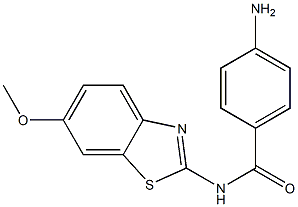 4-amino-N-(6-methoxy-1,3-benzothiazol-2-yl)benzamide