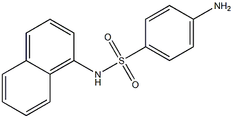 4-amino-N-(naphthalen-1-yl)benzene-1-sulfonamide,,结构式