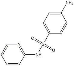 4-amino-N-(pyridin-2-yl)benzene-1-sulfonamide Struktur