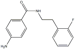 4-amino-N-[2-(2-fluorophenyl)ethyl]benzamide