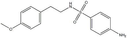 4-amino-N-[2-(4-methoxyphenyl)ethyl]benzene-1-sulfonamide