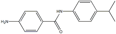 4-amino-N-[4-(propan-2-yl)phenyl]benzamide Struktur