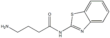 4-amino-N-1,3-benzothiazol-2-ylbutanamide