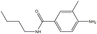 4-amino-N-butyl-3-methylbenzamide,,结构式