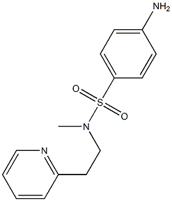 4-amino-N-methyl-N-[2-(pyridin-2-yl)ethyl]benzene-1-sulfonamide