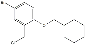 4-bromo-2-(chloromethyl)-1-(cyclohexylmethoxy)benzene,,结构式