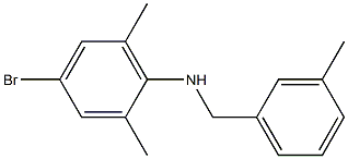 4-bromo-2,6-dimethyl-N-[(3-methylphenyl)methyl]aniline