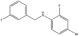 4-bromo-2-fluoro-N-[(3-fluorophenyl)methyl]aniline|