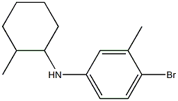 4-bromo-3-methyl-N-(2-methylcyclohexyl)aniline Struktur
