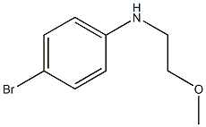 4-bromo-N-(2-methoxyethyl)aniline,,结构式