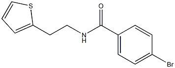 4-bromo-N-(2-thien-2-ylethyl)benzamide Structure