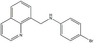 4-bromo-N-(quinolin-8-ylmethyl)aniline Structure