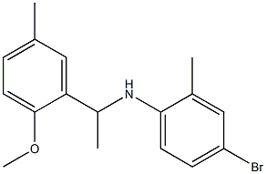 4-bromo-N-[1-(2-methoxy-5-methylphenyl)ethyl]-2-methylaniline|