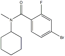 4-bromo-N-cyclohexyl-2-fluoro-N-methylbenzamide