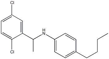 4-butyl-N-[1-(2,5-dichlorophenyl)ethyl]aniline