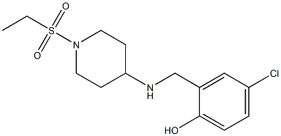 4-chloro-2-({[1-(ethanesulfonyl)piperidin-4-yl]amino}methyl)phenol