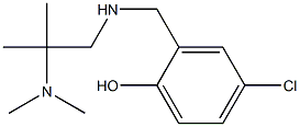 4-chloro-2-({[2-(dimethylamino)-2-methylpropyl]amino}methyl)phenol Structure