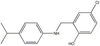 4-chloro-2-({[4-(propan-2-yl)phenyl]amino}methyl)phenol