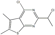 4-chloro-2-(1-chloroethyl)-5,6-dimethylthieno[2,3-d]pyrimidine