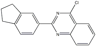  4-chloro-2-(2,3-dihydro-1H-inden-5-yl)quinazoline