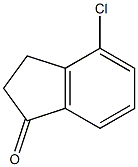 4-chloro-2,3-dihydro-1H-inden-1-one 结构式