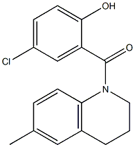 4-chloro-2-[(6-methyl-1,2,3,4-tetrahydroquinolin-1-yl)carbonyl]phenol