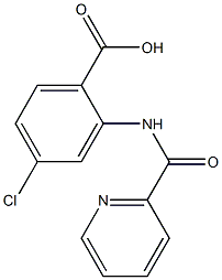  4-chloro-2-[(pyridin-2-ylcarbonyl)amino]benzoic acid