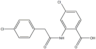 4-chloro-2-[2-(4-chlorophenyl)acetamido]benzoic acid