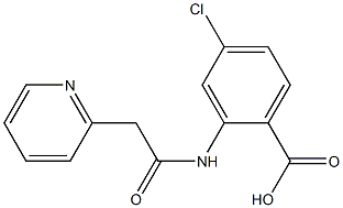  4-chloro-2-[2-(pyridin-2-yl)acetamido]benzoic acid