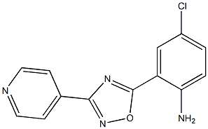 4-chloro-2-[3-(pyridin-4-yl)-1,2,4-oxadiazol-5-yl]aniline