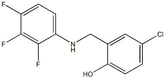 4-chloro-2-{[(2,3,4-trifluorophenyl)amino]methyl}phenol|