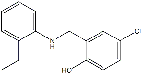 4-chloro-2-{[(2-ethylphenyl)amino]methyl}phenol