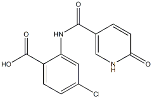 4-chloro-2-{[(6-oxo-1,6-dihydropyridin-3-yl)carbonyl]amino}benzoic acid