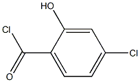 4-chloro-2-hydroxybenzoyl chloride Structure