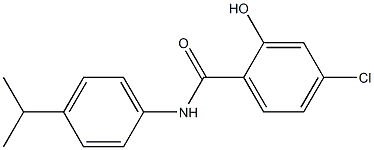 4-chloro-2-hydroxy-N-[4-(propan-2-yl)phenyl]benzamide