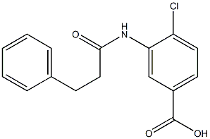 4-chloro-3-(3-phenylpropanamido)benzoic acid