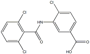 4-chloro-3-[(2,6-dichlorobenzene)amido]benzoic acid