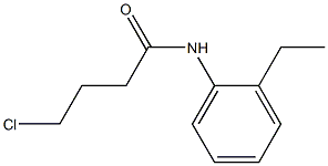 4-chloro-N-(2-ethylphenyl)butanamide Structure