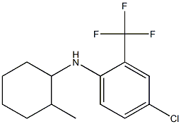 4-chloro-N-(2-methylcyclohexyl)-2-(trifluoromethyl)aniline Struktur