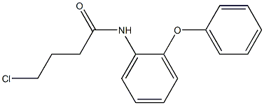 4-chloro-N-(2-phenoxyphenyl)butanamide,,结构式